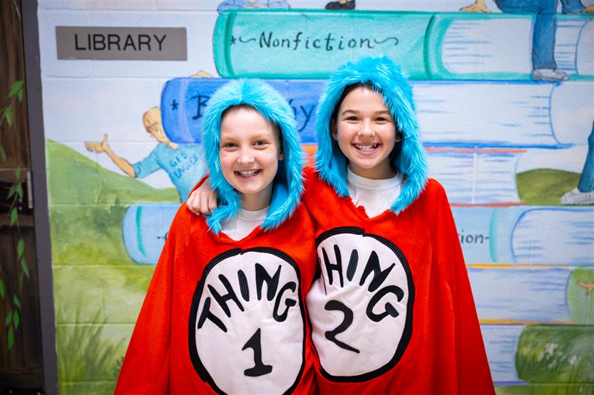 Students celebrate Read Across America Week